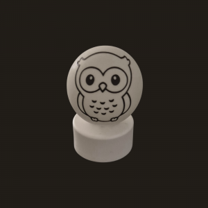 LED-Teelicht Lampe mit Eulenmotiv
