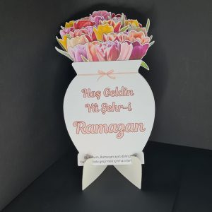 Ramadan Tageskarten als Blumenstrauß – Dekorativer Aufsteller mit Bedeutung