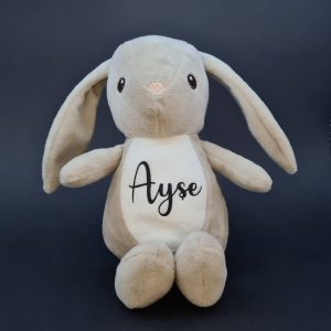 Personalisierter Kuschel-Hase mit Namen