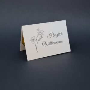 12er Set Klappkarten mit Kolonya-Erfrischungstuch – Traditionelle Gastfreundschaft stilvoll verpackt